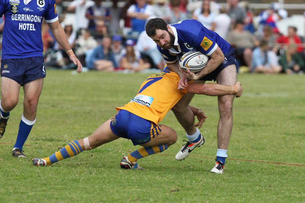 Gerringong Lions took out the 2013 Centenary first grade title after an extra-time 14-13 thriller against Warilla-Lake South Gorillas. Pictures: KIAMA PICTURE CO
