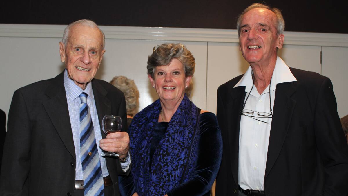 Eric Fredericks, Vivienne Marris and Geoff Boxsell.
