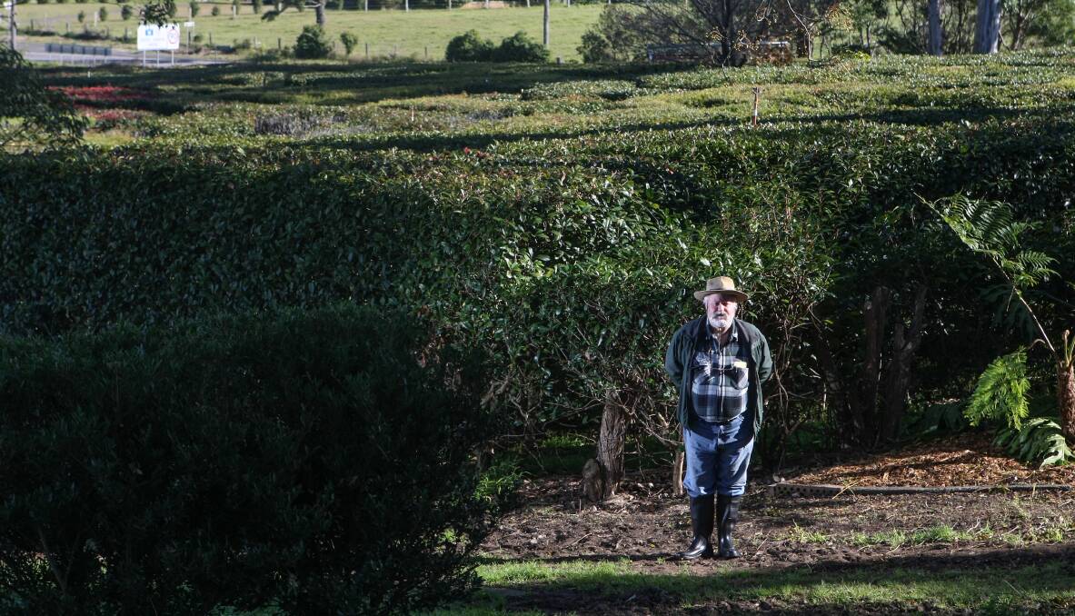 Granties Maze owner John Grant is frustrated about delays to his Foxground project. Picture: DYLAN ROBINSON