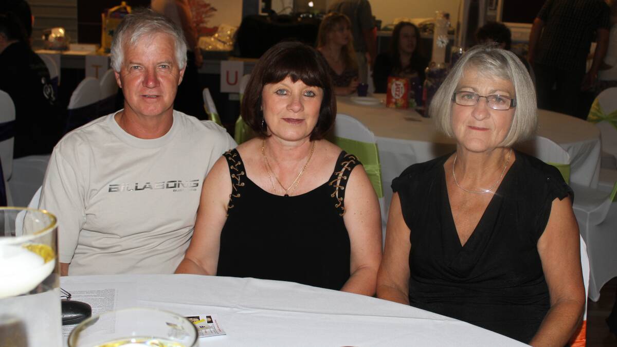 Terry and Pia Ogle and Lorraine Hellyer.