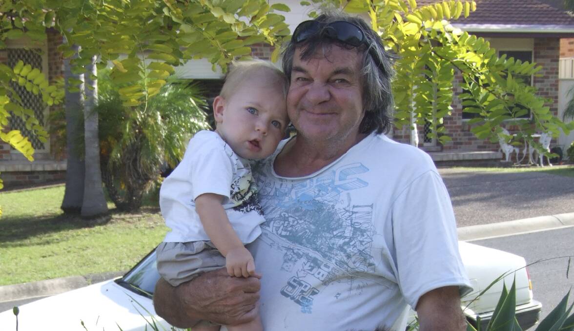 The late Steve Regal and grandson Quinn.