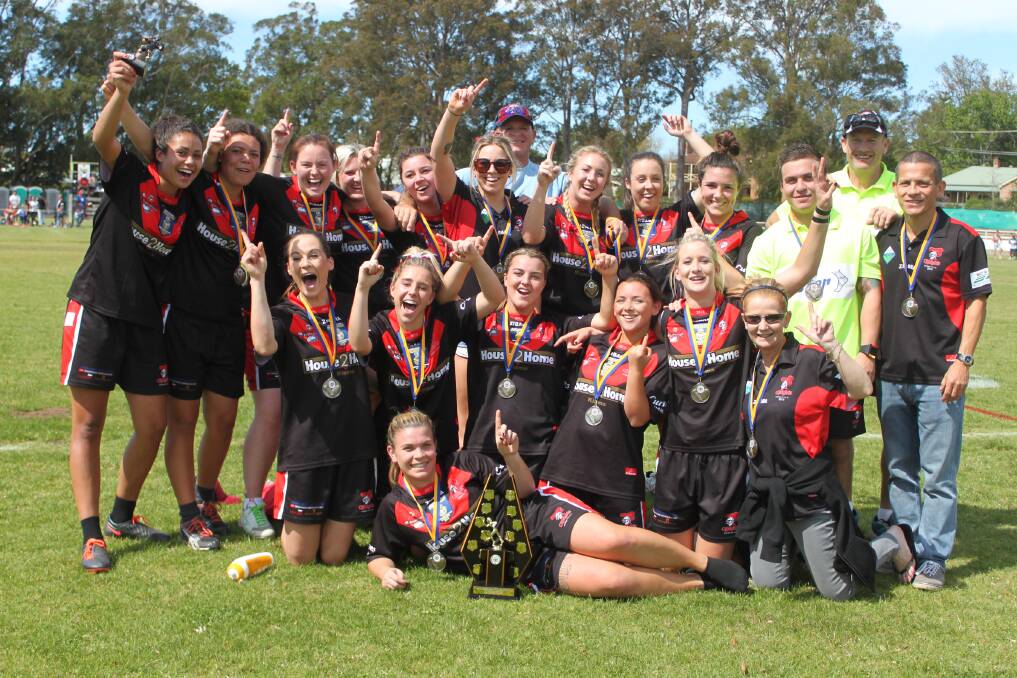 Kiama Knights extracted revenge for last year's grand final loss with a 12-10 Women's League Tag win over Nowra-Bomaderry Jets. Pictures: KIAMA PICTURE CO