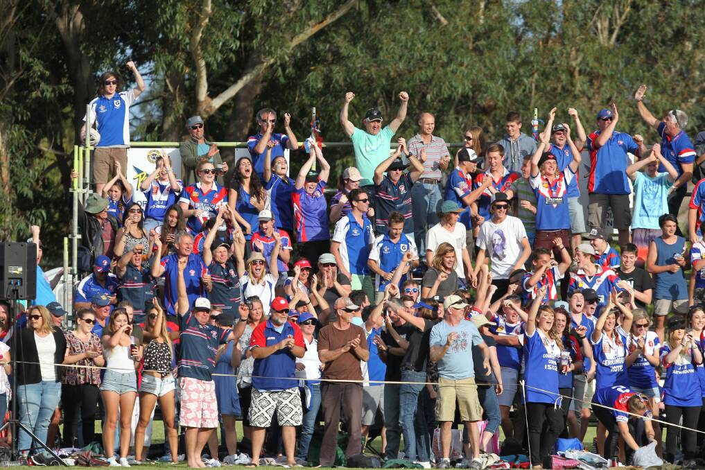 Gerringong Lions took out the 2013 Centenary first grade title after an extra-time 14-13 thriller against Warilla-Lake South Gorillas. Pictures: KIAMA PICTURE CO