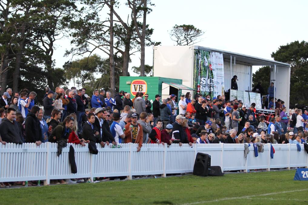 Part of the huge crowd who enjoyed Saturday's Gerringong Lions v Kiama Knights match.