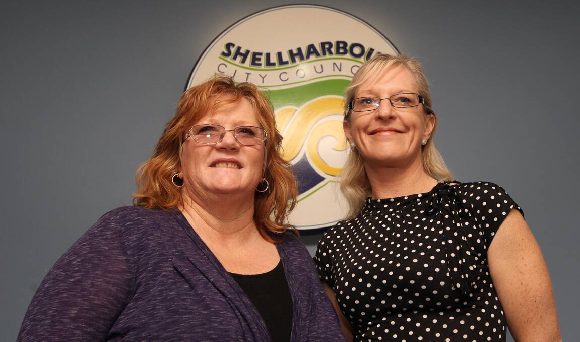 Shellharbour City Deputy Mayor Marianne Saliba (left) and Mayor Kellie Marsh will be rival candidates in the upcoming mayoral elections. DYLAN ROBINSON