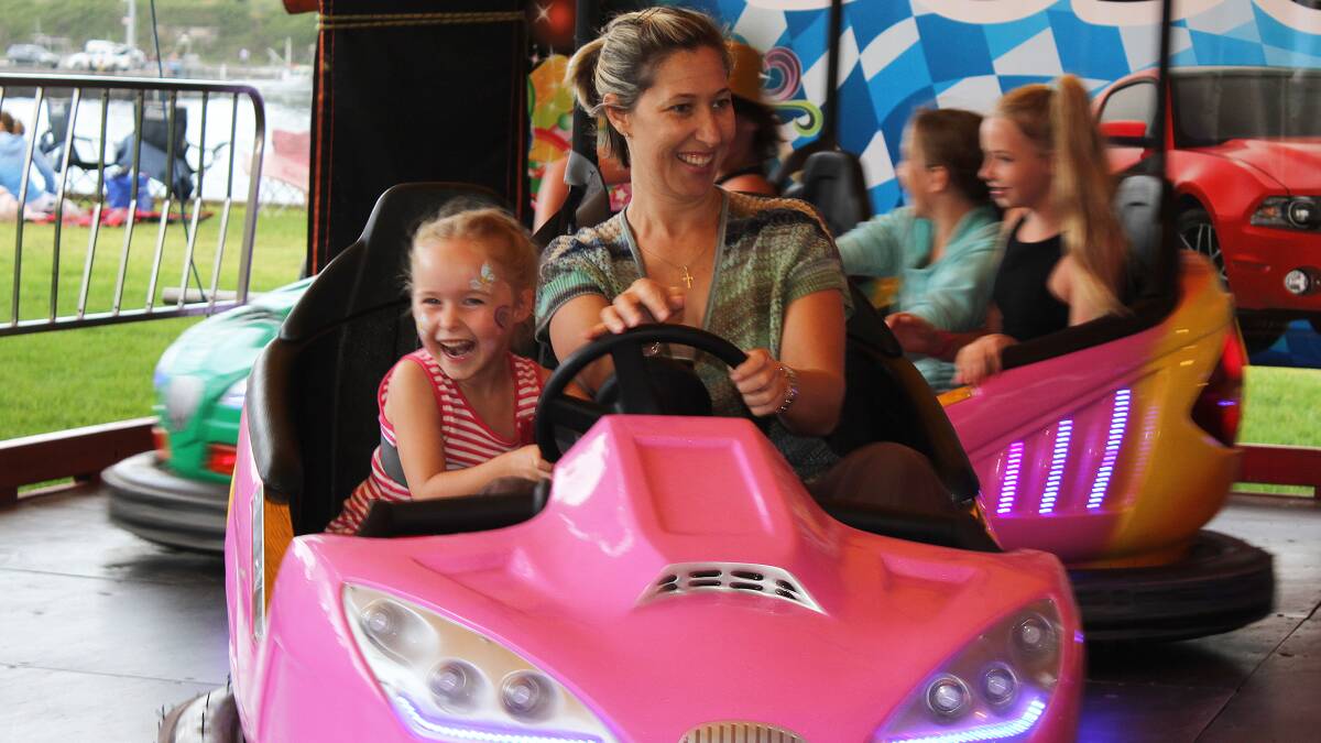 The fun fair at Black Beach also proved a big hit with locals and visitors alike. Pictures: DAVID HALL