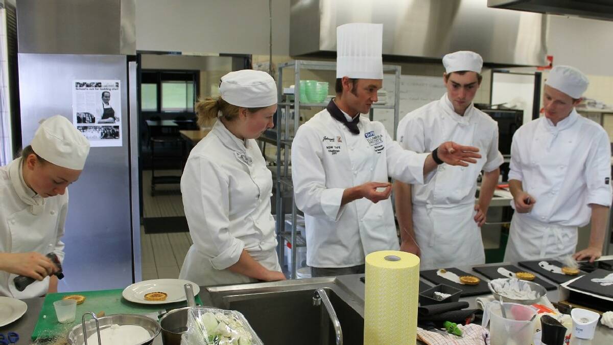 BEGA: Student chefs from the Bega campus prepared for the TAFE NSW Culinary Competition this week.