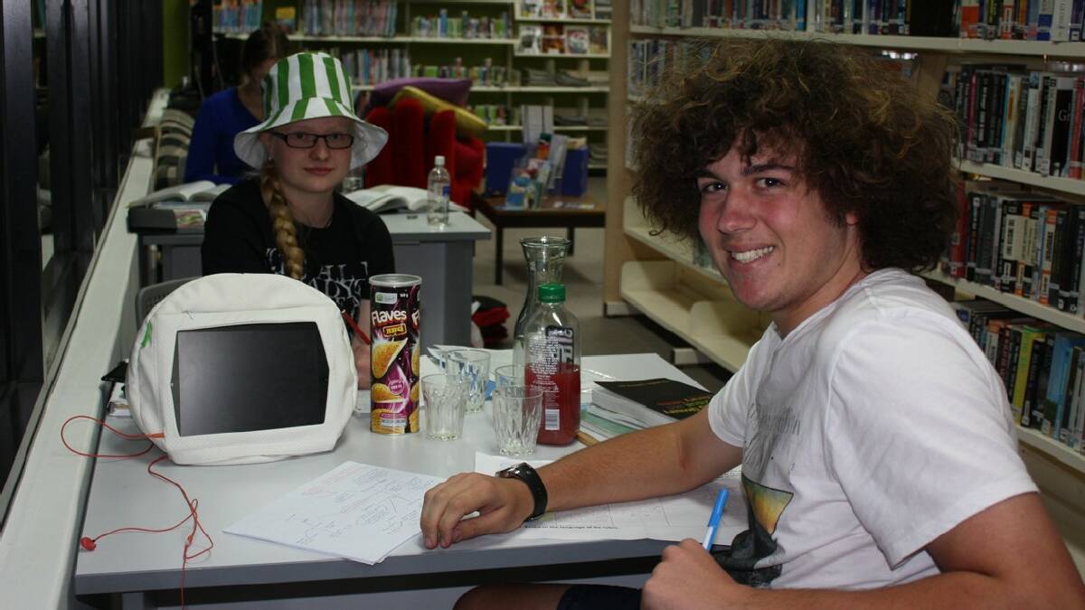 BEGA: HSC students went into lockdown this week as the Bega library hosted an after hours study session, with pizza for those who   lasted the distance.
