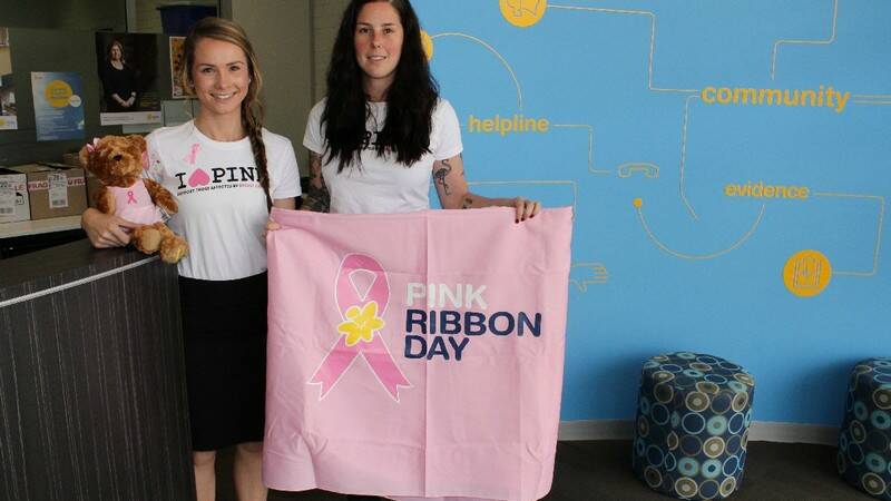 BEGA: Cancer Council NSW's Sally Hudson (left) and Sarah Flynn are excited about Pink Ribbon Day.