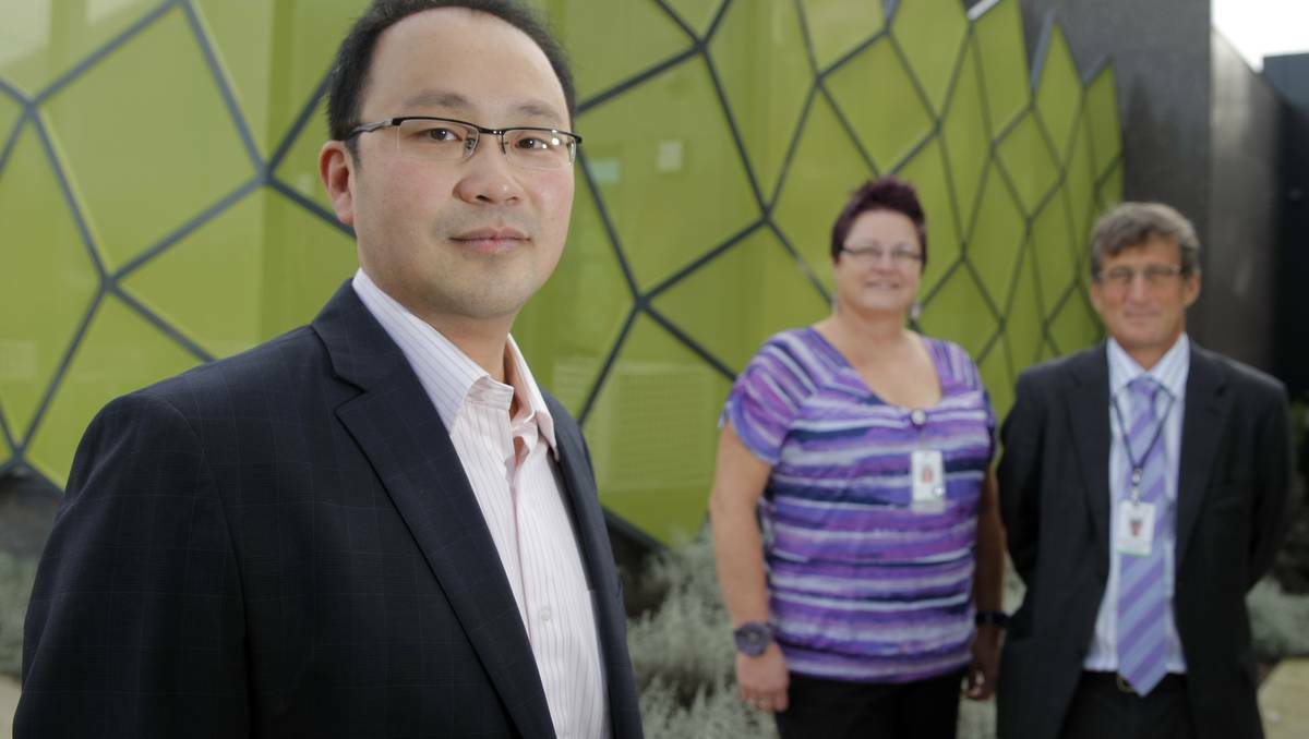 A new part-time specialist gynaecologist has been recruited to Warrnambool, alleviating the need for women to travel to Melbourne for consultations and   surgery. Visiting specialist uro-gynaecologist Dr Joe Lee with continence nurse consultant Sharon Homberg and director of obstetrics Dr Michael Koutsoukis.