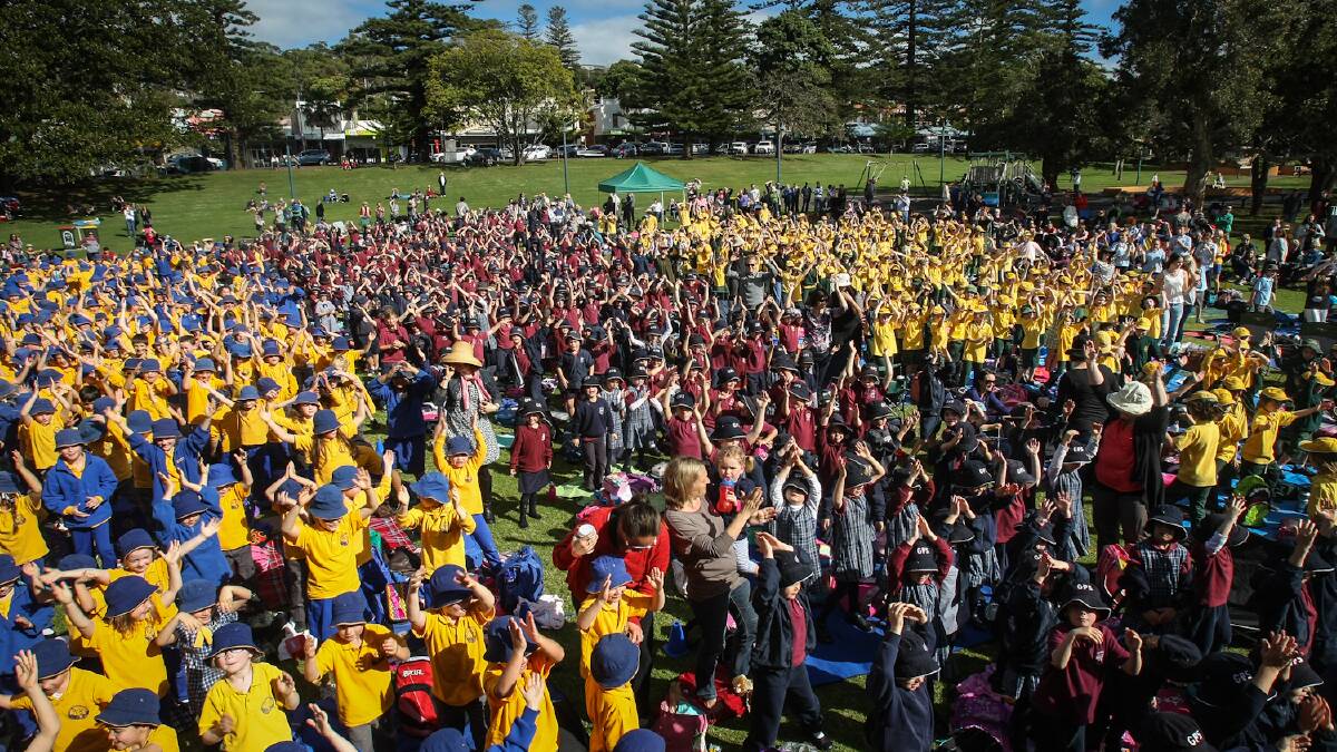 Schools from around the region came together for Performance in the Park at Hindmarsh Park. Picture: DYLAN ROBINSON