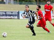 One of the region's young guns Nic Tomasiello has featured heavily for Port Kembla in the Illawarra Premier League in 2024. Picture by Anna Warr
