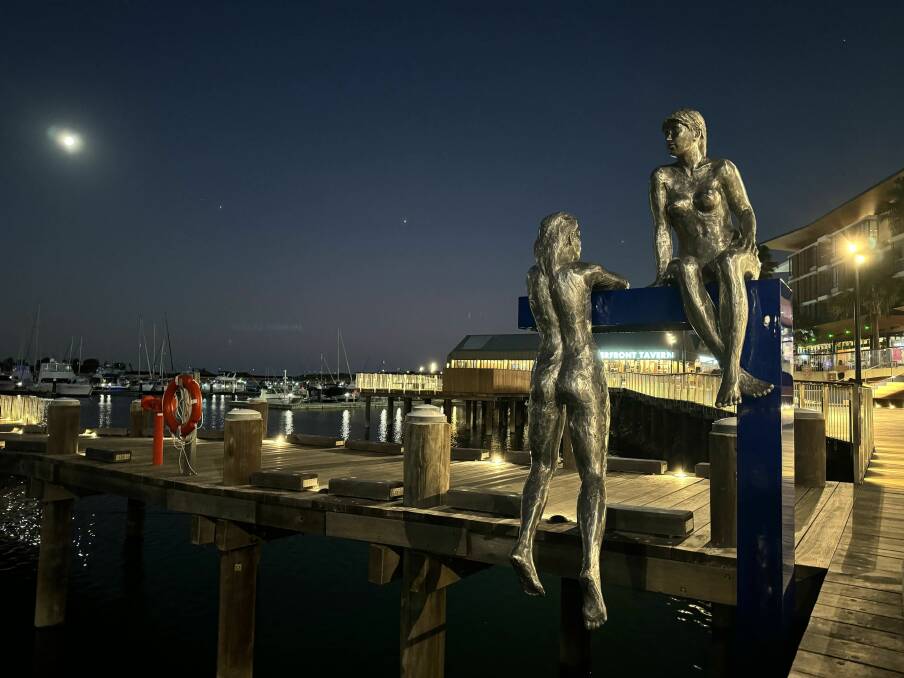 Conversations has been installed at The Waterfront in Shell Cove. Picture by Claire Killeen
