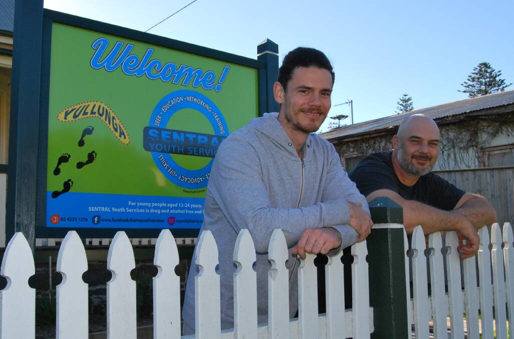 Dylan Powell and Andrew Chatfield of Sentral Youth Services.