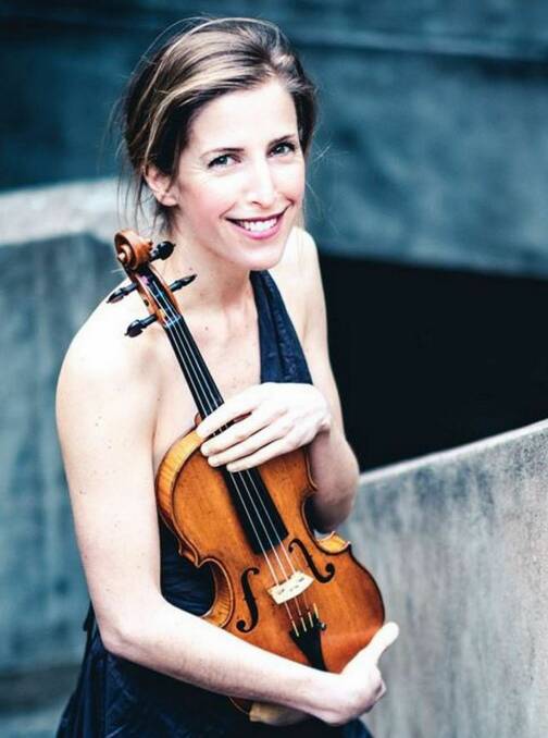 Violinist Philippa Mo.