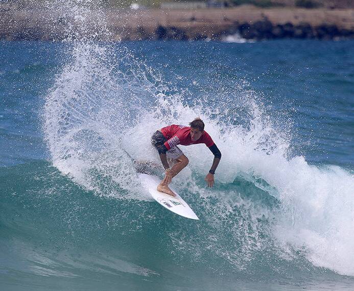 SOUTH BOUND: The first event on the Surfing NSW calendar will be the World Junior Championship at Kiama. The event will see competitors come from over the globe, like Che Allan (Barbados). Photo: Ethan Smith / Surfing NSW.