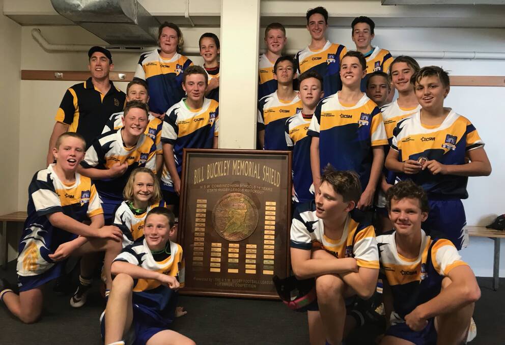 The Kiama High School rugby league under 14s side.