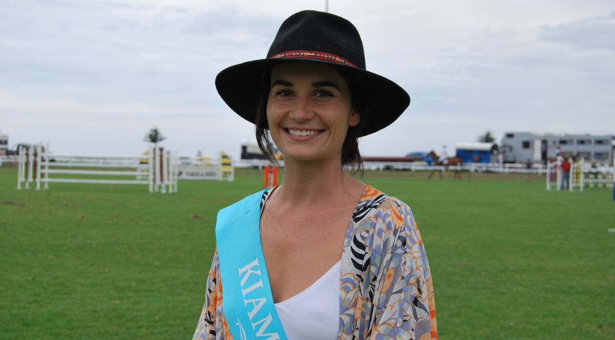 Girl of the moment: Lucy Marsden from Kiama was delighted to take out the 2016 Kiama Showgirl title. Picture: HAYLEY WARDEN