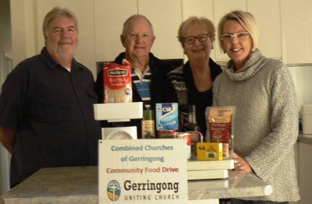 Once again the Anglican, Catholic and Uniting Churches of Gerringong will combine to collect food and funds for Anglicare.