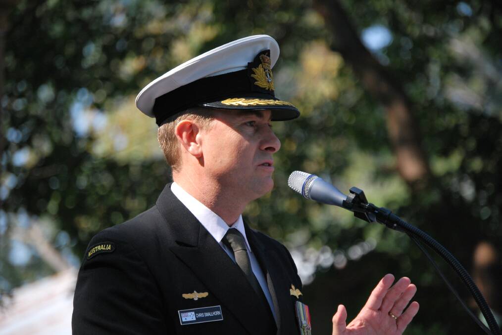 Commodore Chris Smallhorn, Commander Fleet Air Arm.