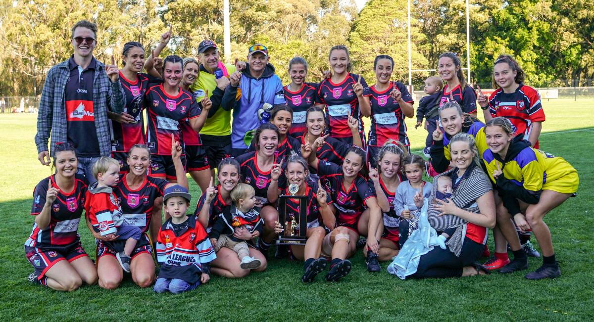 The victorious Kiama Knights Women's League Tag division one side. Photo: SPORTS FOCUS PHOTOGRAPHY