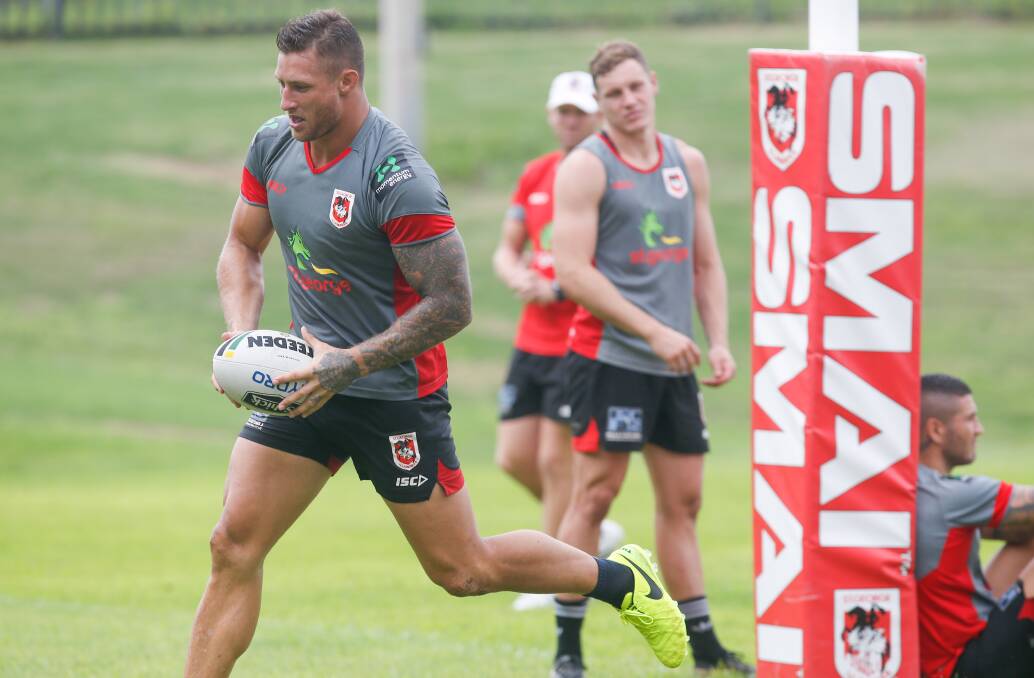 READY TO RIP IN: Gerringong product Tariq Sims is ready for his biggest season to date on the rugby league field - one he hopes includes his debut NSW Blues jersey. Photo: ADAM McLEAN