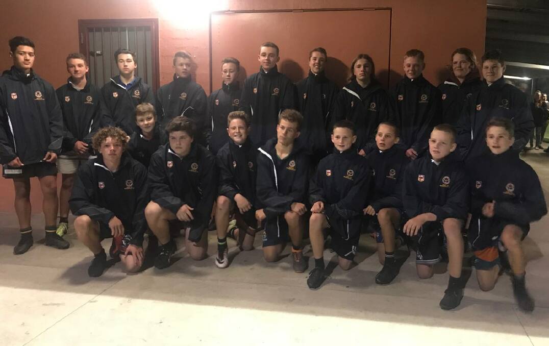 READY TO RIP IN: The Group Seven under 14s representative team will head to Dubbo this weekend for the CRL Country Championships.
