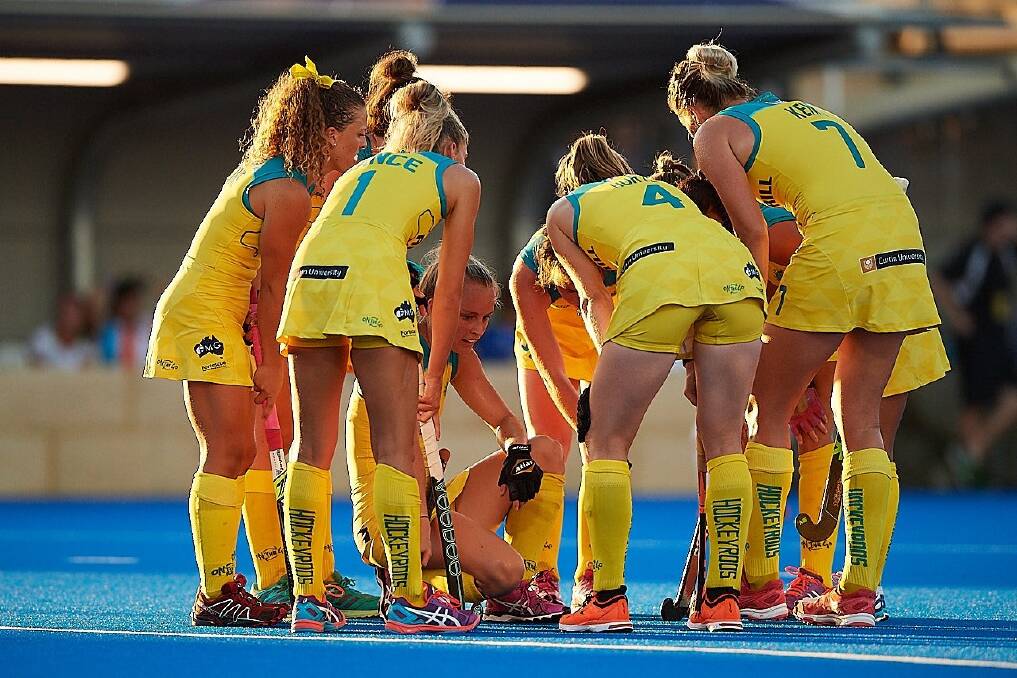 The Hockeyroos clinched their China Test series. Photo: HOCKEY AUSTRALIA