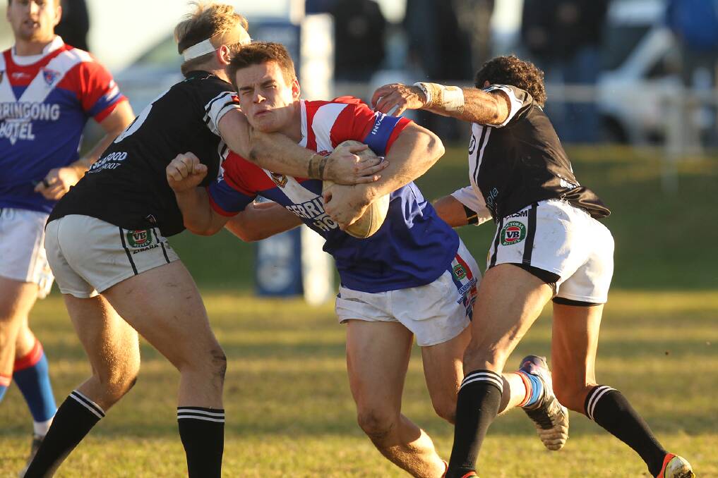 Jackson Ford in action for Gerringong. Photo: DAVID HALL