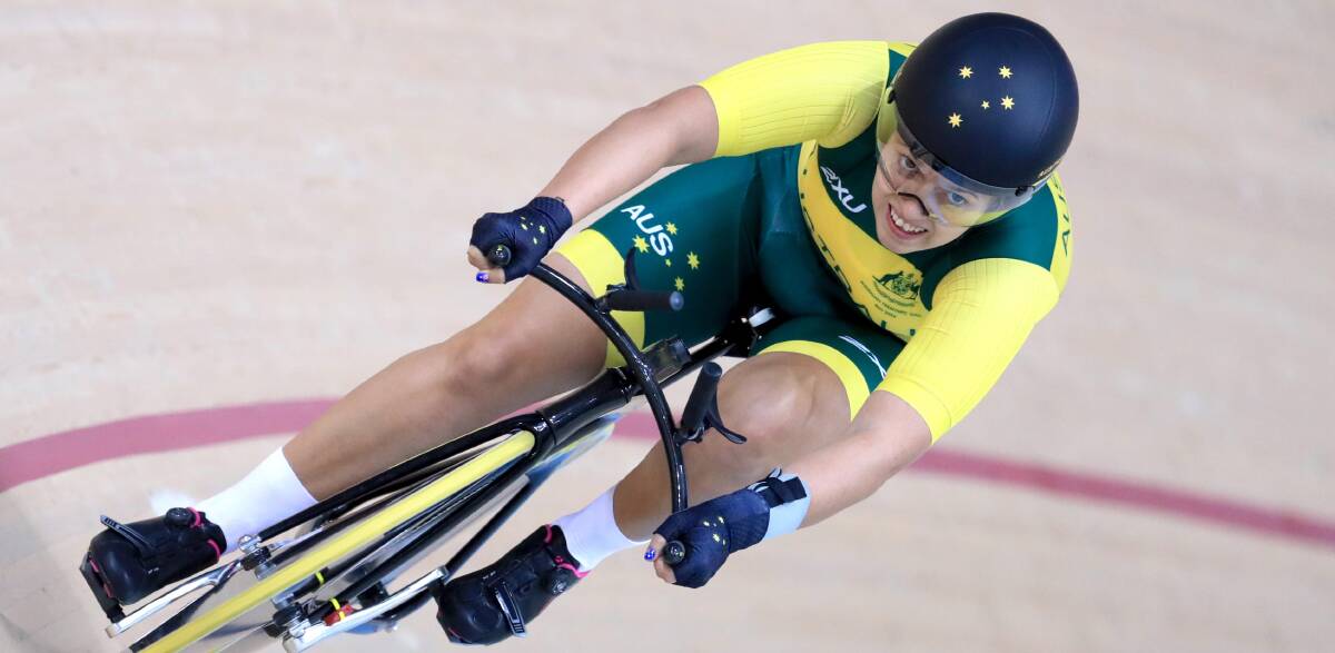 CHAMPION: Werri Beach's Amanda Reid in action. Photo: Australian Paralympics. 