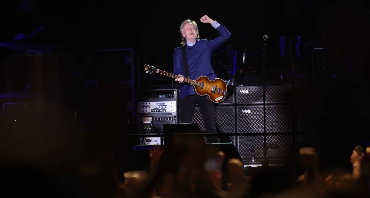 Sir Paul McCartney in Newcastle, pictures by Marina Neil