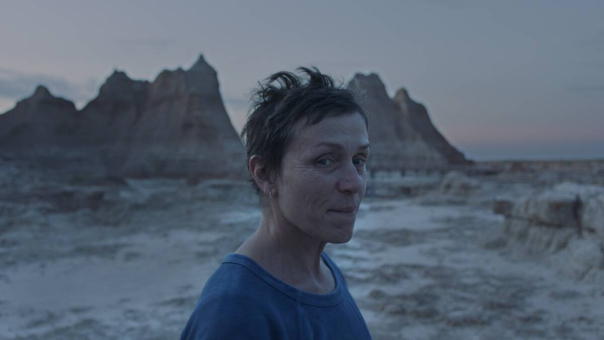 Frances McDormand in Nomadland. Picture: Supplied
