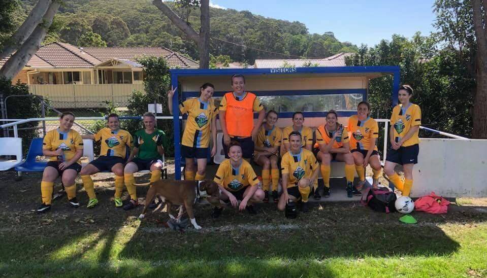 Kiama Quarriers' division three team, one of a few Kiama soccer teams to qualify for finals this season. Players will come along to support the cause on Saturday.