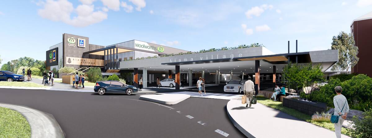 GRAND DESIGNS: Initial concept designs of Kiama Village's Terralong Street entry. Owners ISPT Super Property aim to improve access, safety and vehicle movements. ISPT says the image is indicative only and subject to change. Picture: Supplied