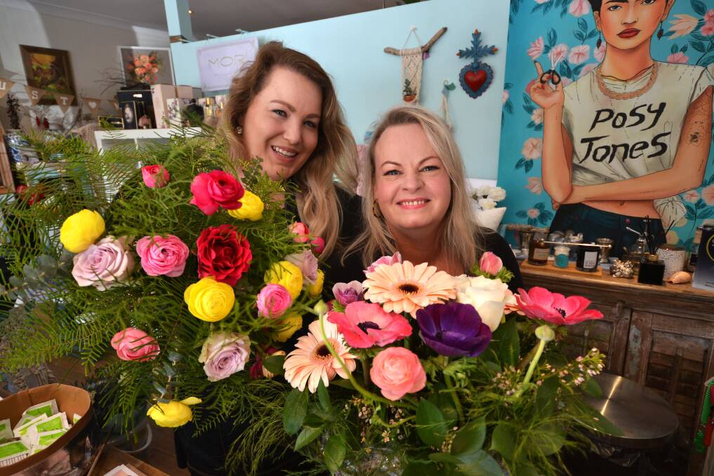 BLOSSOMS: Kiama's Jera Quinn and her boss, Posy Jones Floral Co owner Louise Daly are doing blooming amazing things in small business.