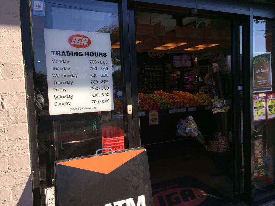 LIFE GOES ON: The doors reopened on Monday morning, after a shocking incident at Kiama Downs IGA on Sunday night. 