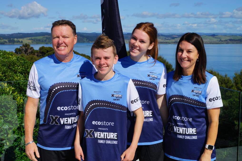TEAM SMITH: Watch Martin, Regan, 12, Tayla, 16 and Vicky Smith on Channel 10's XVenture Family Challenge, premiering on Sunday at 3pm.