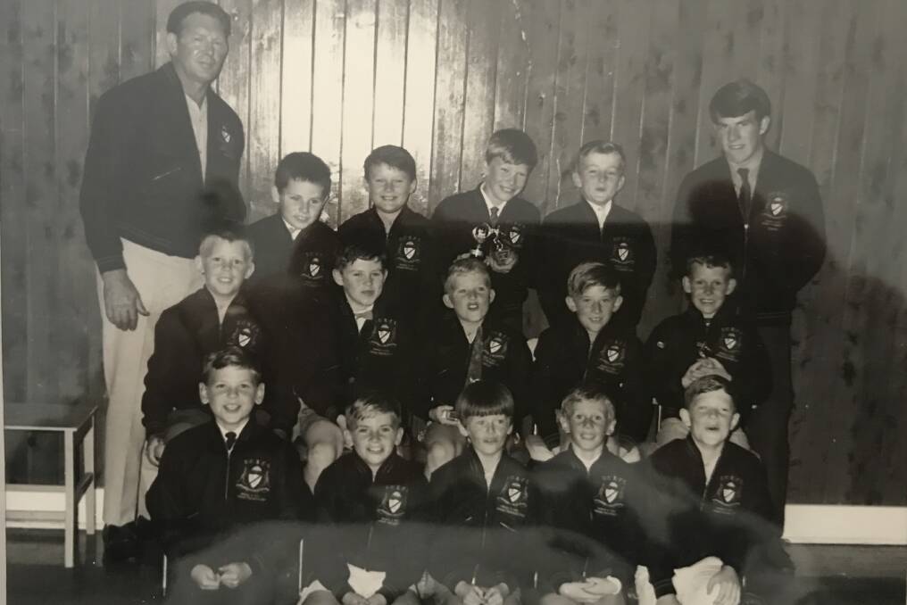 
The Kiama Knights under 9 premiers with manager Bruce Browne (back left) and coach Phil Greenaway (back row from left) Mark Witheridge, Robert Stead, Mark Lavender, Shane Tierney. Middle row: Gary Lee, Colin Campbell, Tony Snelling, Ian Gould, Robert Roy. Front row: Neil Piper, James Regan, Tony Browne, Wayne Filmer and Steve Simpson.
