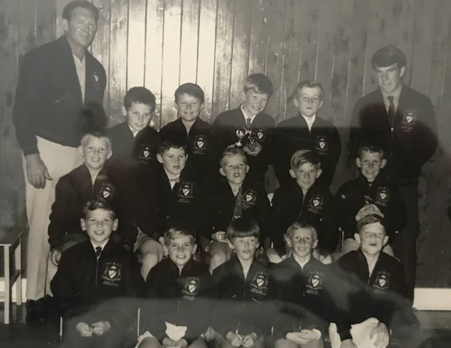 The Kiama Knights under 9 premiers in 1969 with manager Bruce Browne (back left) and coach Phil Greenaway (back row from left) Mark Witheridge, Robert Stead, Mark Lavender, Shane Tierney. Middle row: Gary Lee, Colin Campbell, Tony Snelling, Ian Gould, Robert Roy. Front row: Neil Piper, James Regan, Tony Browne, Wayne Filmer and Steve Simpson.