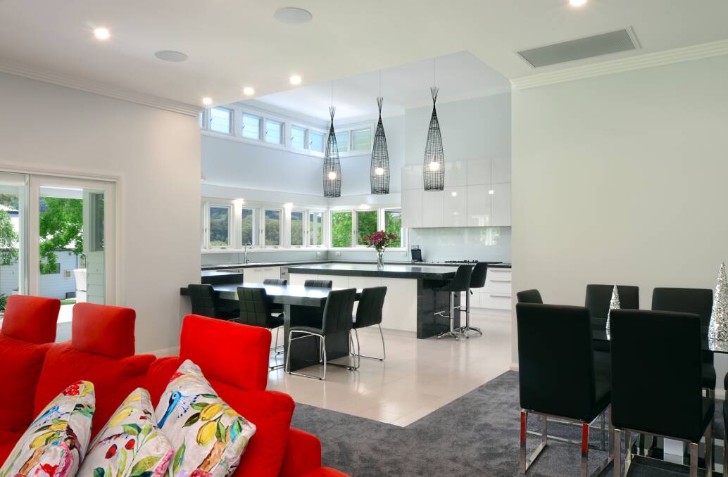 The home ifeatures a large living and dining area. Photo: Supplied 