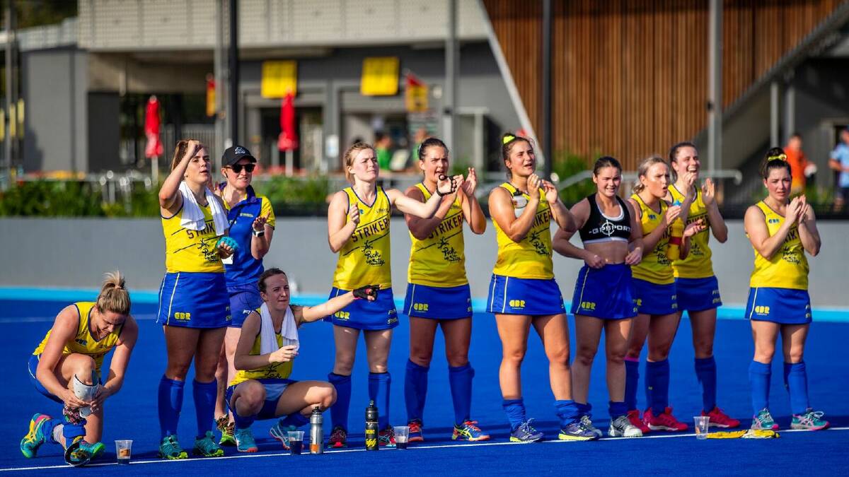 The Canberra Strikers featuring Mollymook’sKalindi Commerford won their AHL quarter final over South Australia. Photo: Click In Focus