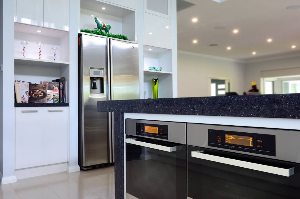 The chef designed kitchen boasts two ovens, two cooktops and two dishwashers. Photo: Supplied
