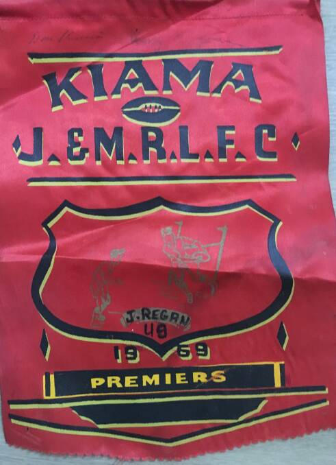 The Kiama Knights under 9 premiership pennant.