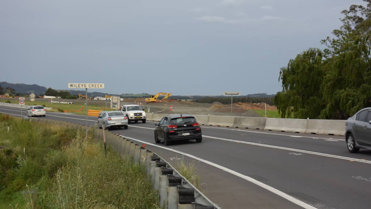 Night work will be carried out on the Princes Highway near Wileys Creek between 6pm and 5am on February 5-6.