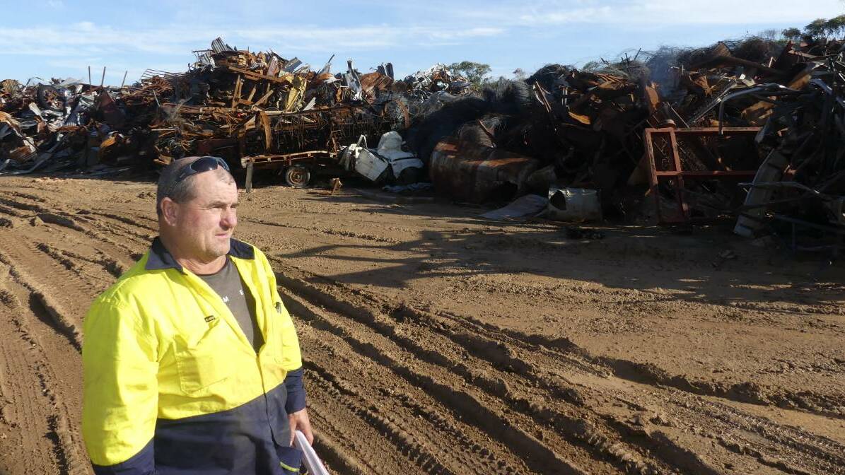 Kangaroo Island local Walter "Wally" Martain was employed by the Fleurieu Regional Waste Authority to be the site worker at the Gosse bushfire waste pit. 