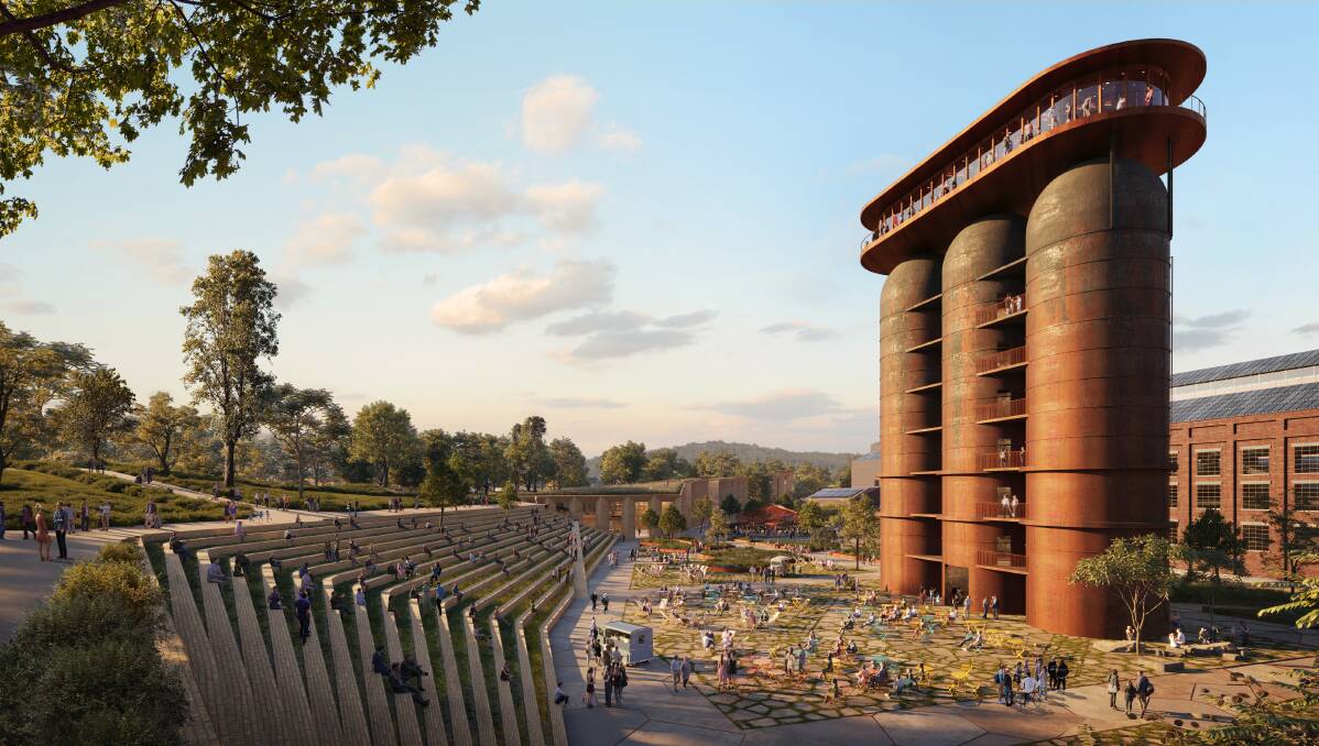 An artist's impression of BlueScope's masterplan. Picture supplied