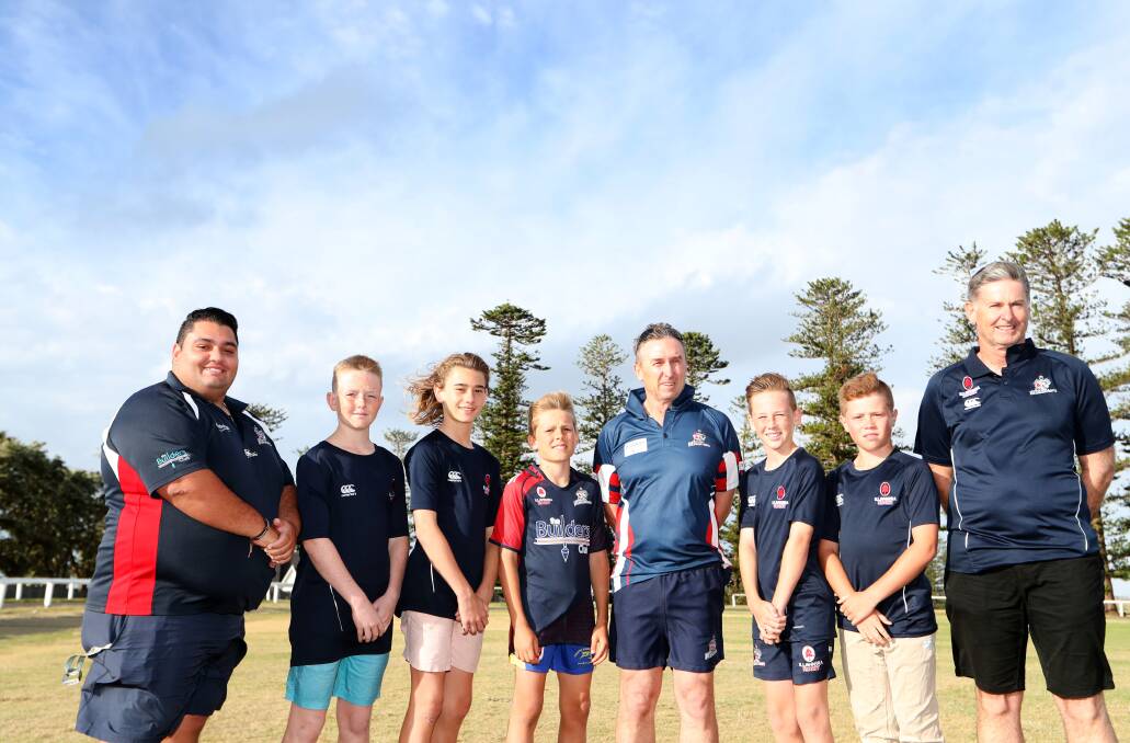 New Zealand bound: The Kiama junior rugby players who have been selected to tour New Zealand. Picture: Sylvia Liber. 