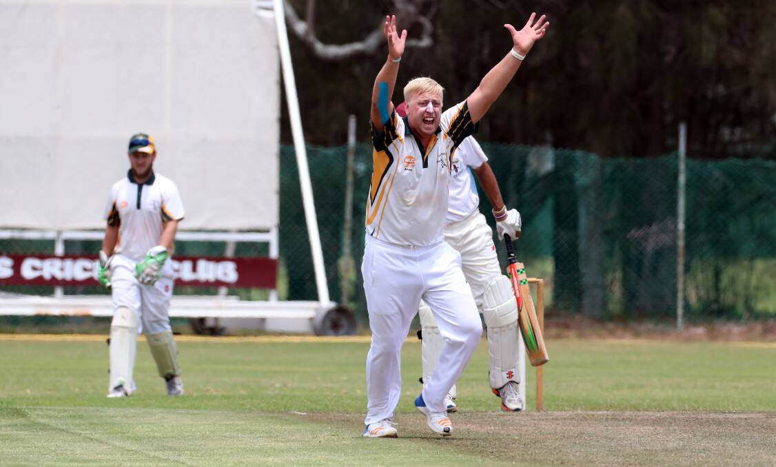 Chief destroyer: James Hayman took five wickets for Gerringong to lead the team into the South Coast finals. Picture: Sylvia Liber.