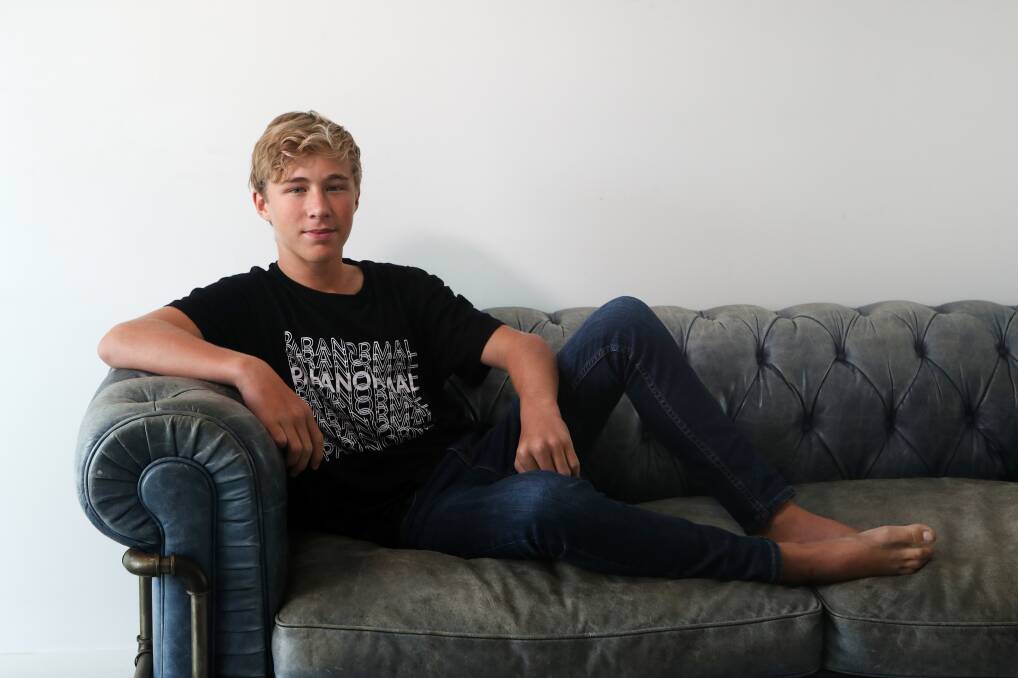 STAR IN THE MAKING: Declan West wants be the next Hugh Jackman. In the meantime he'll continue working at Nickelodeon and taking classes at Emily Stratten's Kiama Actors Studio. Picture: Sylvia Liber