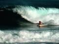 Mark Occhiplupo surfing Haleiwa in Hawaii. Picture supplied.